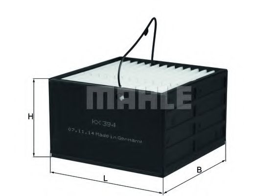 MAHLE ORIGINAL KX 394 Топливный фильтр для MAN TGS (Ман Тджи с) MAHLE ORIGINAL KX 394 Топливный фильтр для MAN TGS (Ман Тджи с)