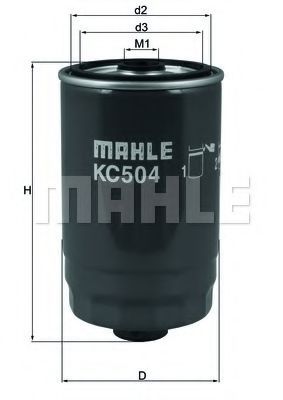 MAHLE ORIGINAL KC 504 Топливный фильтр для KIA SORENTO II (Киа Соренто 2) MAHLE ORIGINAL KC 504 Топливный фильтр для KIA SORENTO II (Киа Соренто 2)