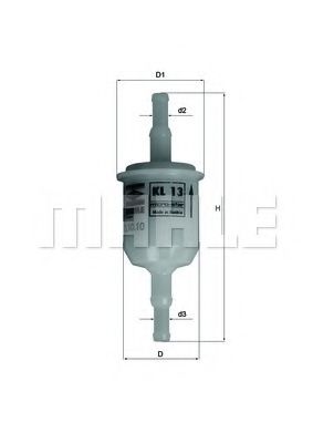 MAHLE ORIGINAL KL 13 OF Топливный фильтр для FIAT UNO (Фиат Уно) MAHLE ORIGINAL KL 13 OF Топливный фильтр для FIAT UNO (Фиат Уно)