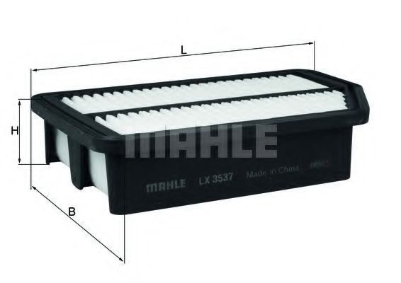 MAHLE ORIGINAL LX 3537 Воздушный фильтр для HYUNDAI (Хендай) MAHLE ORIGINAL LX 3537 Воздушный фильтр для HYUNDAI (Хендай)