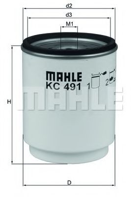 MAHLE ORIGINAL KC 491D Топливный фильтр для VOLVO (Вольво) MAHLE ORIGINAL KC 491D Топливный фильтр для VOLVO (Вольво)