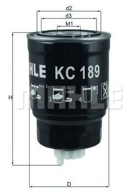 MAHLE ORIGINAL KC 189 Топливный фильтр для NISSAN ATLEON (Ниссан Атлеон) MAHLE ORIGINAL KC 189 Топливный фильтр для NISSAN ATLEON (Ниссан Атлеон)