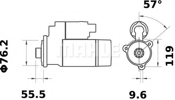 MAHLE ORIGINAL MS 384 Стартер для VOLKSWAGEN T4 CARAVELLE (Фольксваген Т4 cараvэллэ) MAHLE ORIGINAL MS 384 Стартер для VOLKSWAGEN T4 CARAVELLE (Фольксваген Т4 cараvэллэ)