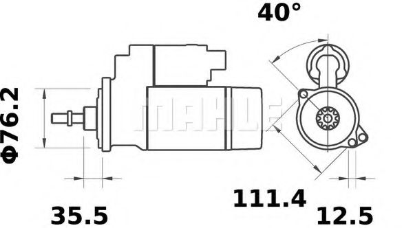 MAHLE ORIGINAL MS 302 Стартер для VOLKSWAGEN JETTA I (Фольксваген Жэтта и) MAHLE ORIGINAL MS 302 Стартер для VOLKSWAGEN JETTA I (Фольксваген Жэтта и)