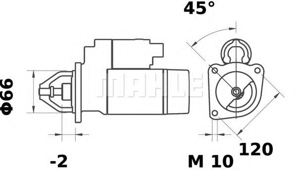 MAHLE ORIGINAL MS 150 Стартер для PEUGEOT 309 II (Пежо 309 2) MAHLE ORIGINAL MS 150 Стартер для PEUGEOT 309 II (Пежо 309 2)