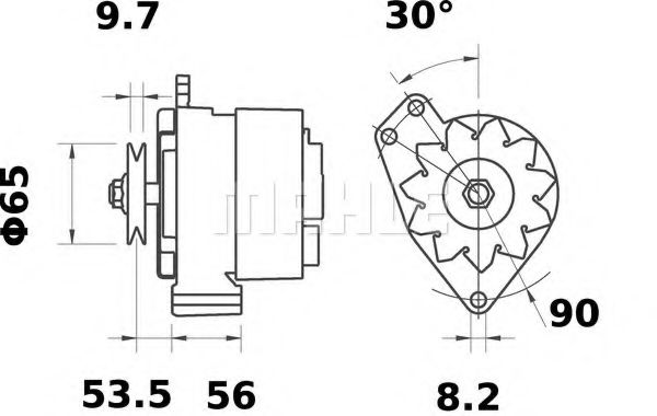 MAHLE ORIGINAL MG 512 Генератор для SEAT TOLEDO (Сеат Толэдо) MAHLE ORIGINAL MG 512 Генератор для SEAT TOLEDO (Сеат Толэдо)