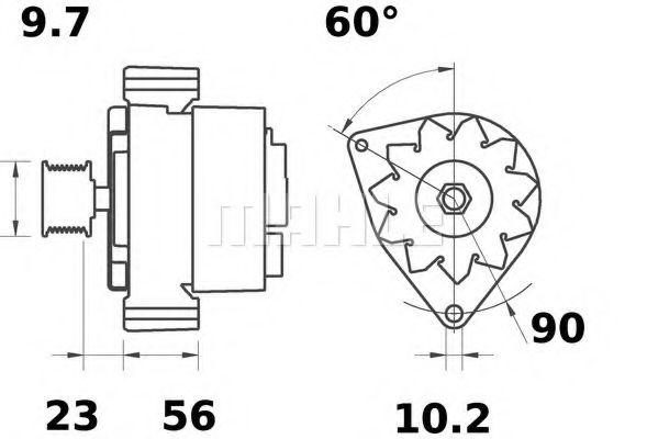 MAHLE ORIGINAL MG 431 Генератор для MERCEDES-BENZ SL (Мэрcэдэс-бэнз Сл) MAHLE ORIGINAL MG 431 Генератор для MERCEDES-BENZ SL (Мэрcэдэс-бэнз Сл)