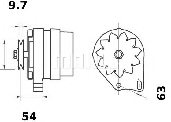 MAHLE ORIGINAL MG 112 Генератор для LANCIA (Лансиа/лянча) MAHLE ORIGINAL MG 112 Генератор для LANCIA (Лансиа/лянча)