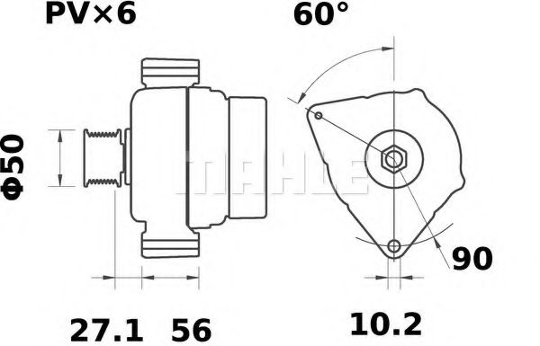 MAHLE ORIGINAL MG 2 Генератор для MERCEDES-BENZ M-CLASS (Мэрcэдэс-бэнз М-cласс) MAHLE ORIGINAL MG 2 Генератор для MERCEDES-BENZ M-CLASS (Мэрcэдэс-бэнз М-cласс)