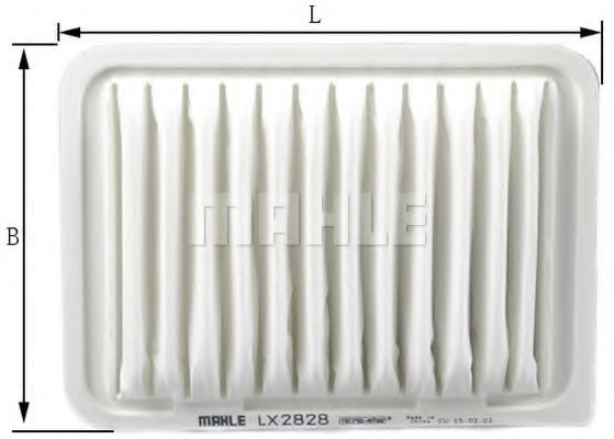 MAHLE ORIGINAL LX 2828 Воздушный фильтр для TOYOTA-FAW (Тойота/тоета-фав)