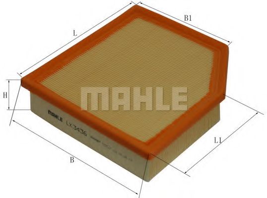 MAHLE ORIGINAL LX 3436 Воздушный фильтр для TOYOTA-FAW (Тойота/тоета-фав)