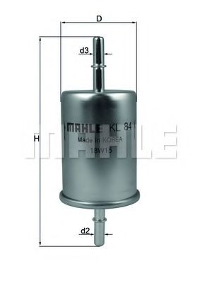 MAHLE ORIGINAL KL 84 Топливный фильтр для SAAB 9-3 (Сааб 9-3) MAHLE ORIGINAL KL 84 Топливный фильтр для SAAB 9-3 (Сааб 9-3)