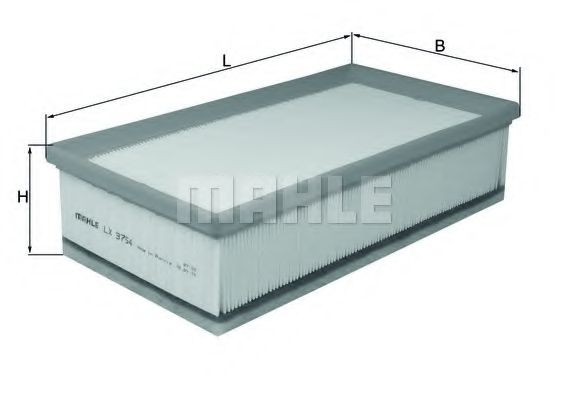 MAHLE ORIGINAL LX 3754 Воздушный фильтр для PEUGEOT (Пежо) MAHLE ORIGINAL LX 3754 Воздушный фильтр для PEUGEOT (Пежо)