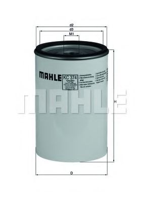 MAHLE ORIGINAL KC 374D Топливный фильтр для IVECO STRALIS (Ивеко Стралис) MAHLE ORIGINAL KC 374D Топливный фильтр для IVECO STRALIS (Ивеко Стралис)