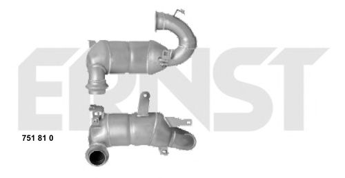 ERNST 751810 Катализатор для PEUGEOT 407 (Пежо 407) ERNST 751810 Катализатор для PEUGEOT 407 (Пежо 407)