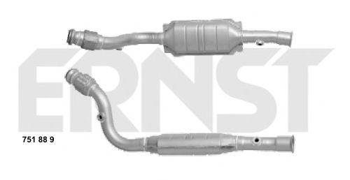 ERNST 751889 Катализатор для PEUGEOT EXPERT (Пежо Эxпэрт) ERNST 751889 Катализатор для PEUGEOT EXPERT (Пежо Эxпэрт)