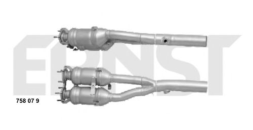 ERNST 758079 Катализатор для AUDI TT (Ауди Тт) ERNST 758079 Катализатор для AUDI TT (Ауди Тт)