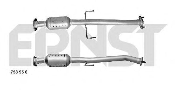 ERNST 758956 Катализатор для MAZDA PREMACY (Мазда Premacy) ERNST 758956 Катализатор для MAZDA PREMACY (Мазда Premacy)