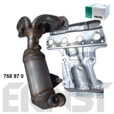 ERNST 758970 Катализатор; Катализатор коллектора для PEUGEOT 308 SW (Пежо 308 св) ERNST 758970 Катализатор; Катализатор коллектора для PEUGEOT 308 SW (Пежо 308 св)