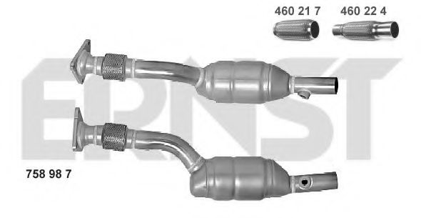 ERNST 758987 Катализатор для RENAULT SCNIC II (Рено Сценик 2) ERNST 758987 Катализатор для RENAULT SCNIC II (Рено Сценик 2)