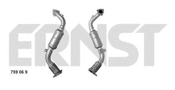 ERNST 759069 Катализатор для AUDI Q7 (Ауди Кью 7) ERNST 759069 Катализатор для AUDI Q7 (Ауди Кью 7)