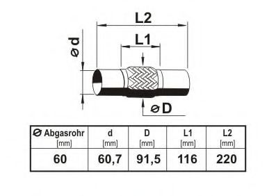 ERNST 460132 Гофрированная труба, выхлопная система; Гофрированная труба, выхлопная система для CHRYSLER VOYAGER IV (Крайслер Вояджер 4) ERNST 460132 Гофрированная труба, выхлопная система; Гофрированная труба, выхлопная система для CHRYSLER VOYAGER IV (Крайслер Вояджер 4)