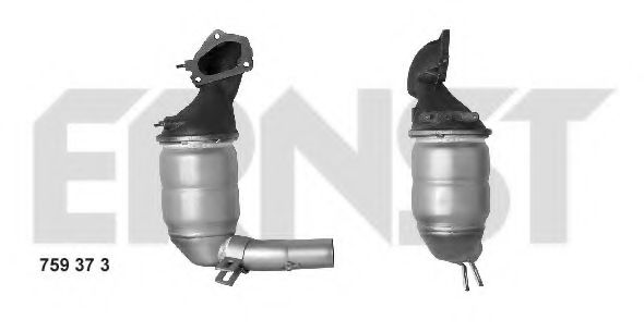 ERNST 759373 Катализатор для FIAT 500 C (Фиат 500 c) ERNST 759373 Катализатор для FIAT 500 C (Фиат 500 c)