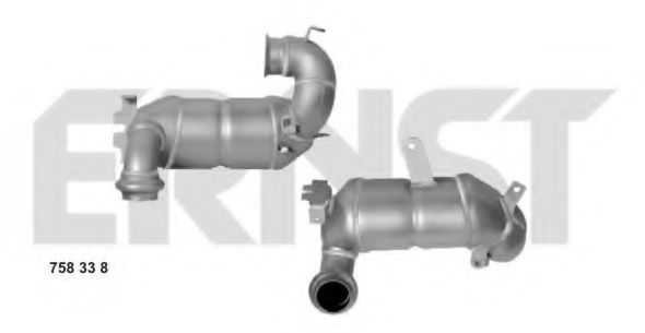 ERNST 758338 Катализатор для PEUGEOT 407 (Пежо 407) ERNST 758338 Катализатор для PEUGEOT 407 (Пежо 407)