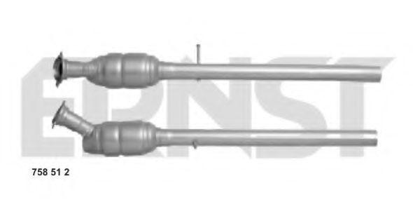 ERNST 758512 Катализатор для MERCEDES-BENZ VITO / MIXTO (Мэрcэдэс-бэнз Вито / миxто) ERNST 758512 Катализатор для MERCEDES-BENZ VITO / MIXTO (Мэрcэдэс-бэнз Вито / миxто)