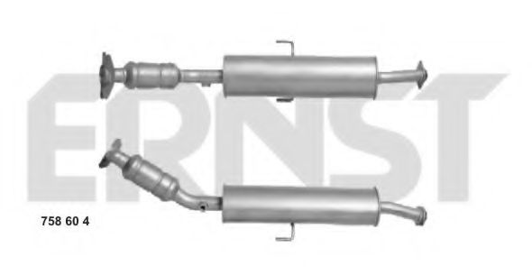 ERNST 758604 Катализатор для TOYOTA BLADE (Тойота/тоета Бладэ) ERNST 758604 Катализатор для TOYOTA BLADE (Тойота/тоета Бладэ)