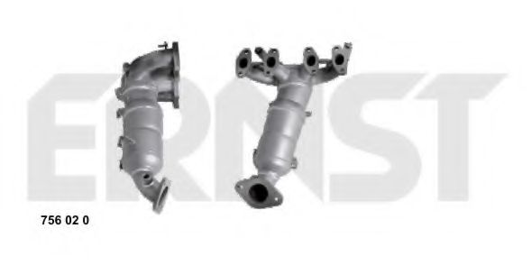 ERNST 756020 Катализатор; Катализатор коллектора для FIAT PUNTO EVO (Фиат Пунто эво) ERNST 756020 Катализатор; Катализатор коллектора для FIAT PUNTO EVO (Фиат Пунто эво)