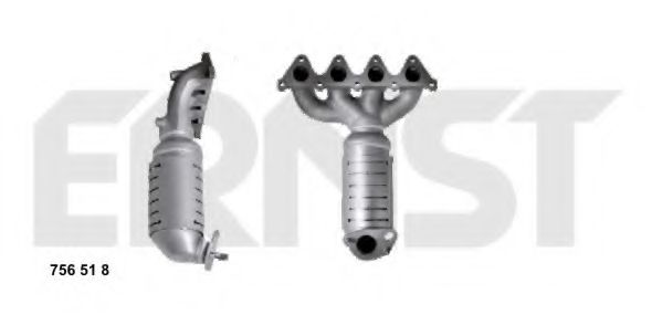 ERNST 756518 Катализатор; Катализатор коллектора для HYUNDAI LAVITA (Хендай Лаvита) ERNST 756518 Катализатор; Катализатор коллектора для HYUNDAI LAVITA (Хендай Лаvита)