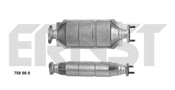 ERNST 758666 Катализатор для MITSUBISHI IO (Митсубиши/митсубиси Ио) ERNST 758666 Катализатор для MITSUBISHI IO (Митсубиши/митсубиси Ио)
