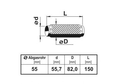 ERNST 460408 Гофрированная труба, выхлопная система; Гофрированная труба, выхлопная система для OPEL MOVANO (Опель Моvано) ERNST 460408 Гофрированная труба, выхлопная система; Гофрированная труба, выхлопная система для OPEL MOVANO (Опель Моvано)