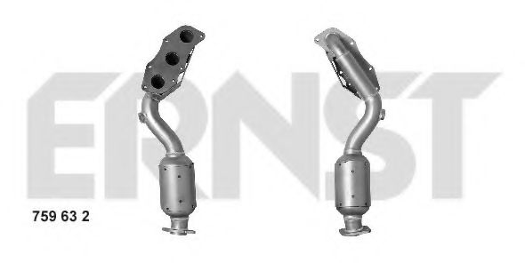 ERNST 759632 Катализатор; Катализатор коллектора для LEXUS IS II (Лексус Ис 2) ERNST 759632 Катализатор; Катализатор коллектора для LEXUS IS II (Лексус Ис 2)