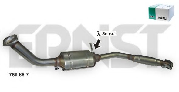 ERNST 759687 Катализатор для SUZUKI JIMNY SIERRA (Сузуки Жимнъ сиэрра) ERNST 759687 Катализатор для SUZUKI JIMNY SIERRA (Сузуки Жимнъ сиэрра)