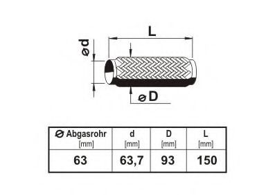 ERNST 460798 Гофрированная труба, выхлопная система; Гофрированная труба, выхлопная система для CHRYSLER VOYAGER IV (Крайслер Вояджер 4) ERNST 460798 Гофрированная труба, выхлопная система; Гофрированная труба, выхлопная система для CHRYSLER VOYAGER IV (Крайслер Вояджер 4)