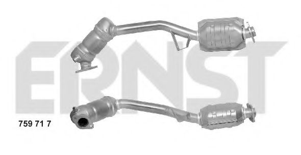 ERNST 759717 Катализатор для SUBARU FORESTER (Субару Форестер) ERNST 759717 Катализатор для SUBARU FORESTER (Субару Форестер)