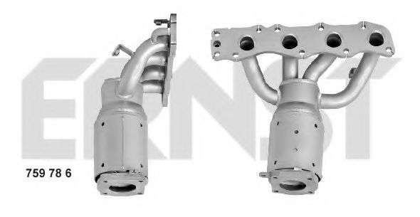 ERNST 759786 Катализатор; Катализатор коллектора для SUZUKI LIANA (Сузуки Лиана) ERNST 759786 Катализатор; Катализатор коллектора для SUZUKI LIANA (Сузуки Лиана)