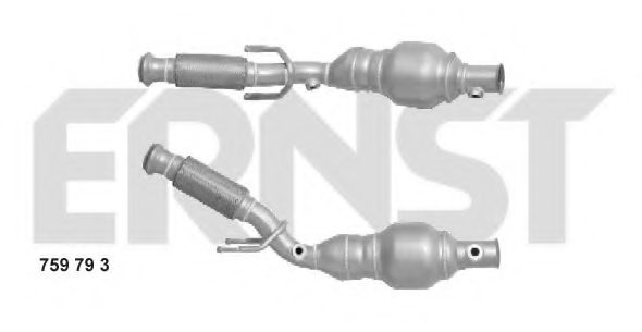 ERNST 759793 Катализатор для PEUGEOT 206 SW (Пежо 206 св) ERNST 759793 Катализатор для PEUGEOT 206 SW (Пежо 206 св)