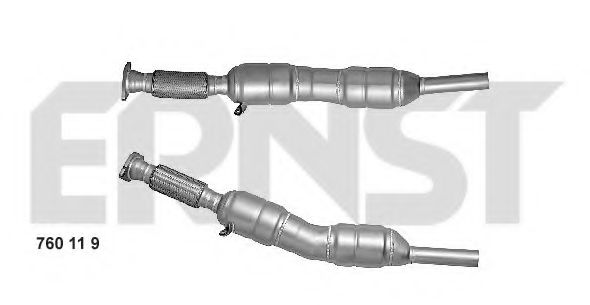 ERNST 760119 Катализатор для RENAULT GRAN III (Рено Гран 3)