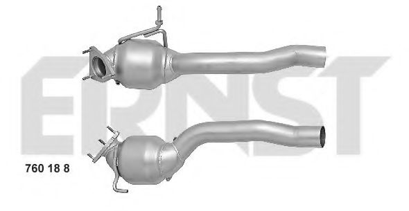 ERNST 760188 Катализатор для VOLKSWAGEN TOUAREG (Фольксваген Туарег) ERNST 760188 Катализатор для VOLKSWAGEN TOUAREG (Фольксваген Туарег)