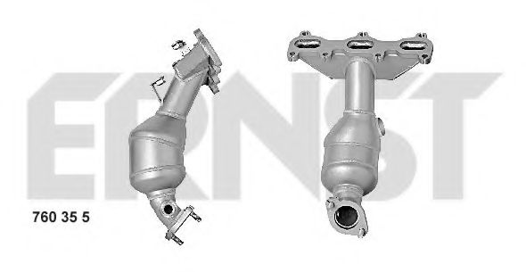 ERNST 760355 Катализатор; Катализатор коллектора для HYUNDAI SANTA FE I (Хендай Санта фэ1)