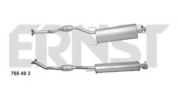 ERNST 760492 Катализатор для TOYOTA RAV 4 III (Тойота/тоета Рав 4 3) ERNST 760492 Катализатор для TOYOTA RAV 4 III (Тойота/тоета Рав 4 3)