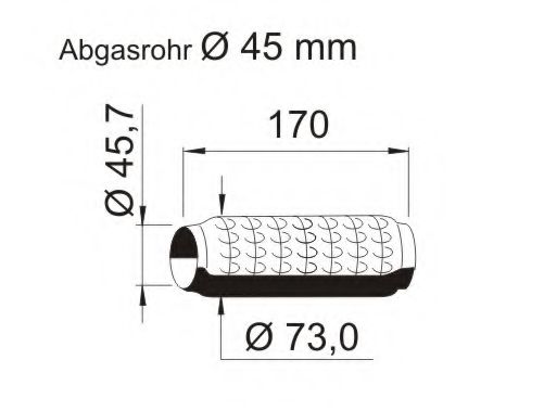 ERNST 460620 Гофрированная труба, выхлопная система; Гофрированная труба, выхлопная система для SKODA ROOMSTER (Шкода Румстер) ERNST 460620 Гофрированная труба, выхлопная система; Гофрированная труба, выхлопная система для SKODA ROOMSTER (Шкода Румстер)