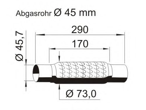 ERNST 464031 Гофрированная труба, выхлопная система; Гофрированная труба, выхлопная система для SKODA ROOMSTER (Шкода Румстер) ERNST 464031 Гофрированная труба, выхлопная система; Гофрированная труба, выхлопная система для SKODA ROOMSTER (Шкода Румстер)