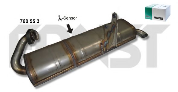 ERNST 760553 Катализатор для SMART FORTWO (Смарт Форту) ERNST 760553 Катализатор для SMART FORTWO (Смарт Форту)