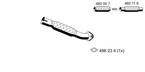 ERNST 341585 Труба выхлопного газа; Ремонтная трубка, катализатор для FORD TRANSIT CONNECT (Форд Трансит cоннэcт) ERNST 341585 Труба выхлопного газа; Ремонтная трубка, катализатор для FORD TRANSIT CONNECT (Форд Трансит cоннэcт)