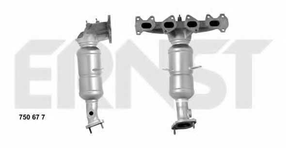 ERNST 750677 Катализатор для FIAT STILO MULTI (Фиат Стило мульти) ERNST 750677 Катализатор для FIAT STILO MULTI (Фиат Стило мульти)