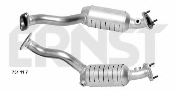 ERNST 751117 Катализатор для HONDA FIT II (Хонда Фит 2) ERNST 751117 Катализатор для HONDA FIT II (Хонда Фит 2)